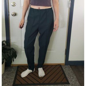 80s Green Stirrup Pants‎